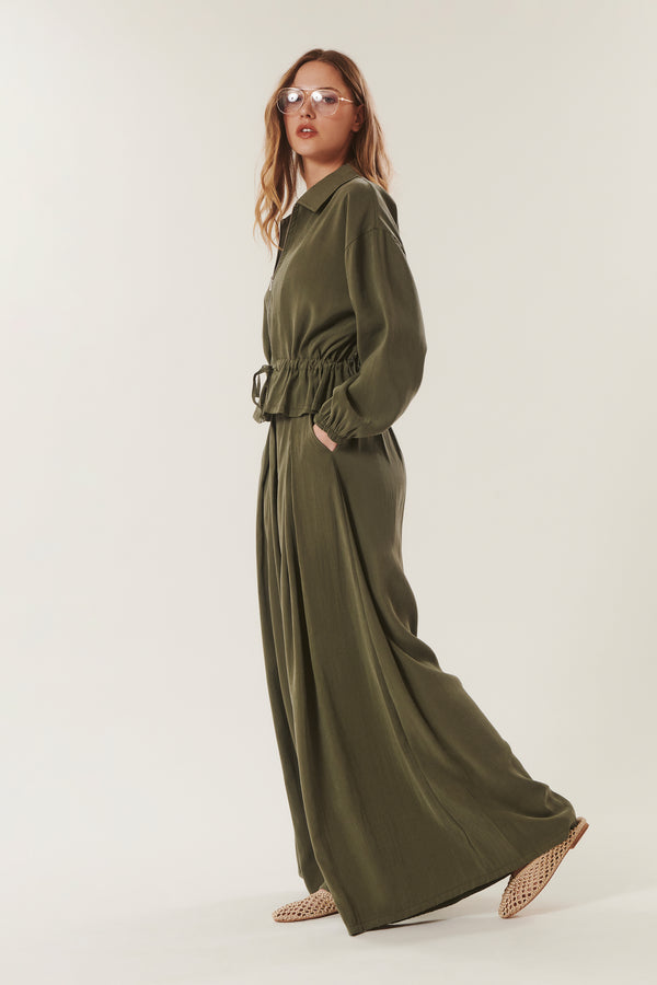 Sinai | Wide pleated trousers