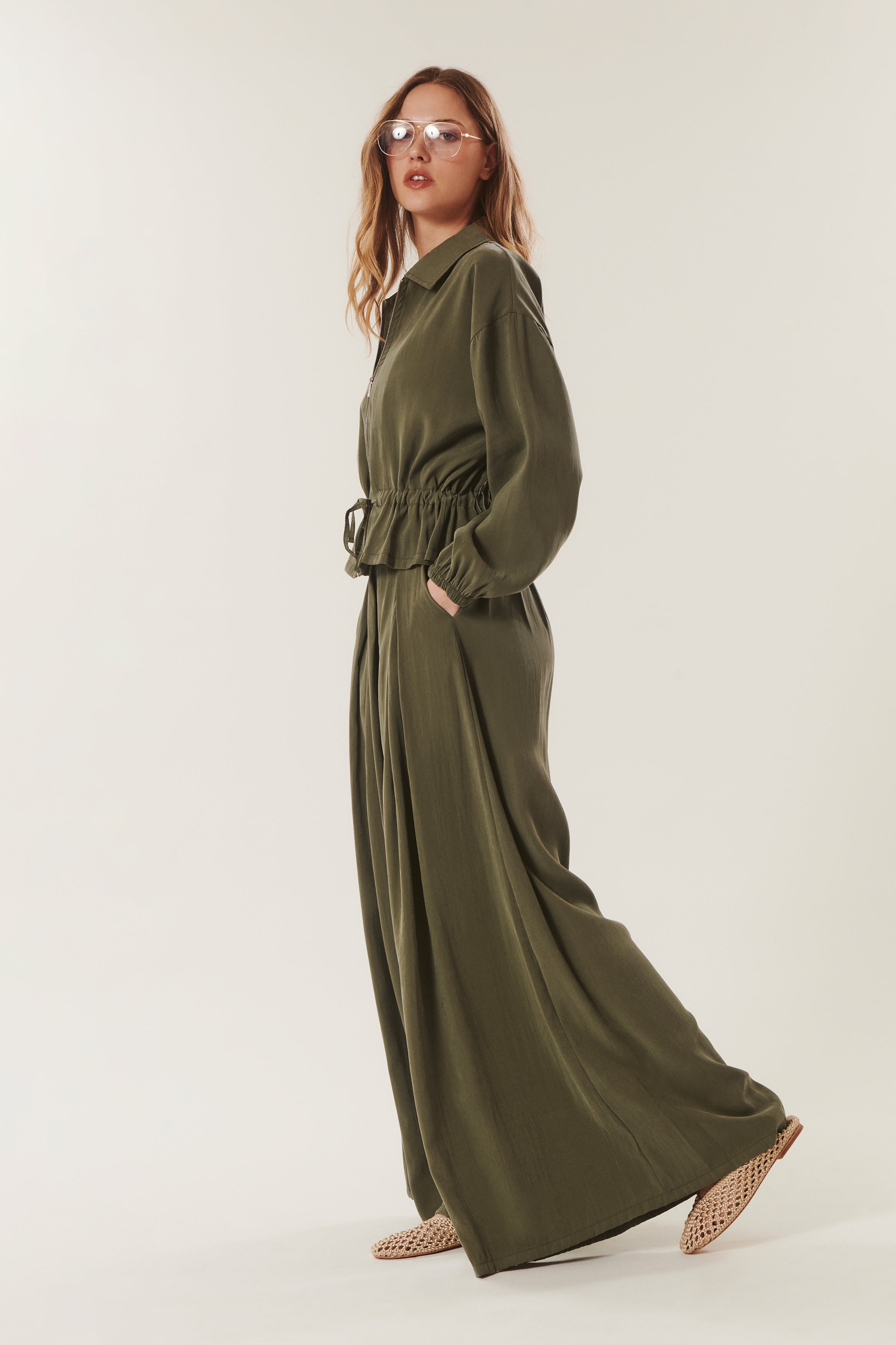 Sami | Fitted flowing jacket
