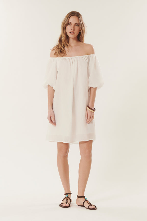 Seneca | Off-the-shoulder mini dress