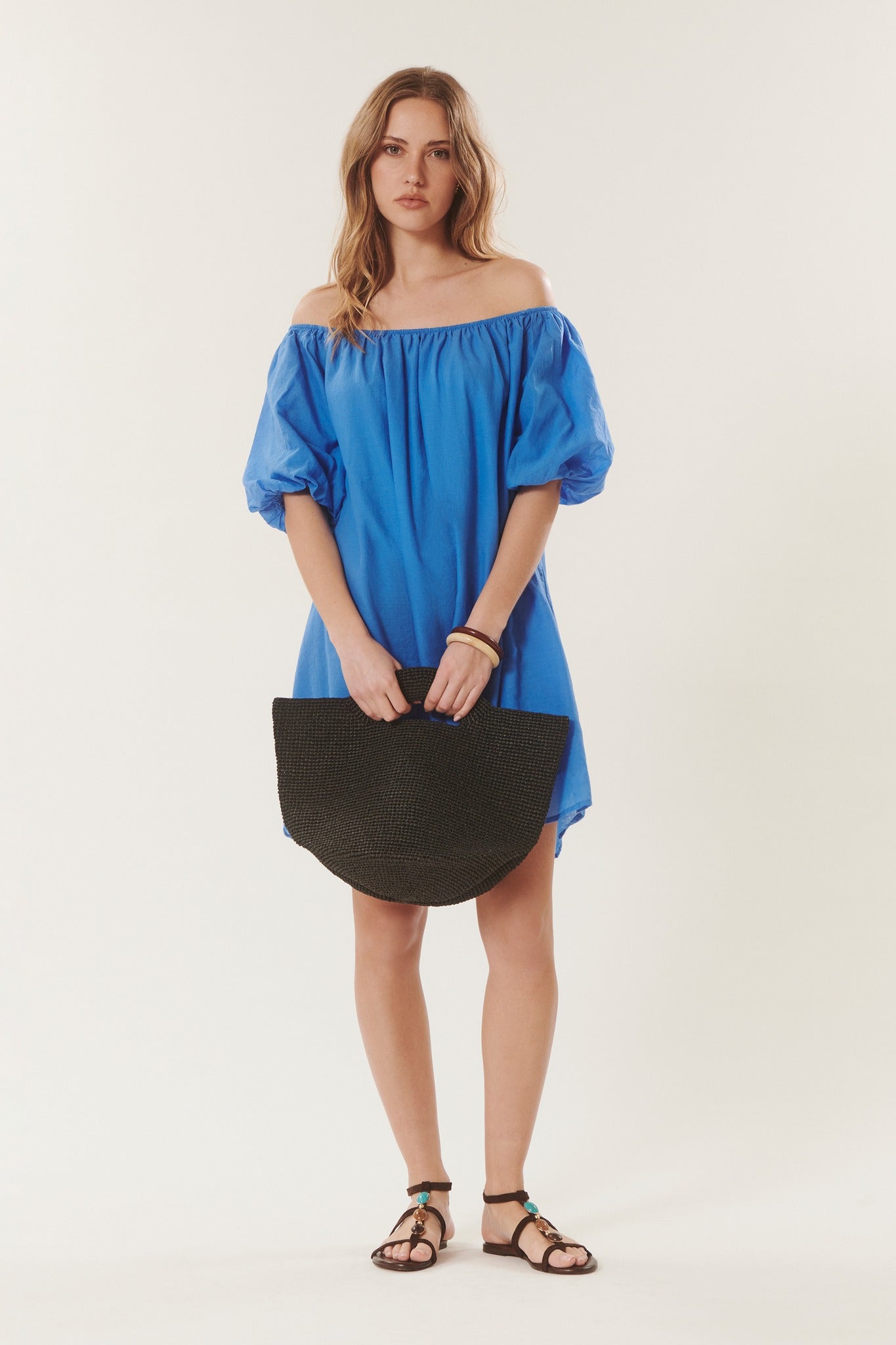 Seneca | Off-the-shoulder mini dress