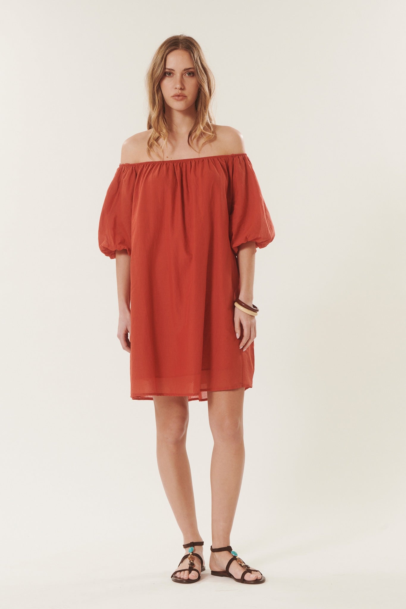 Seneca | Off-the-shoulder mini dress