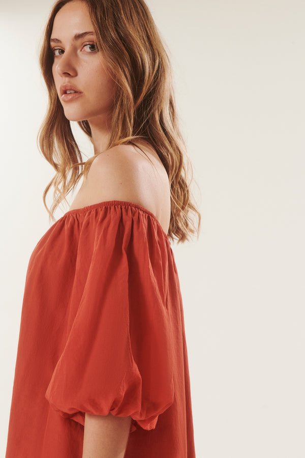 Seneca | Off-the-shoulder mini dress