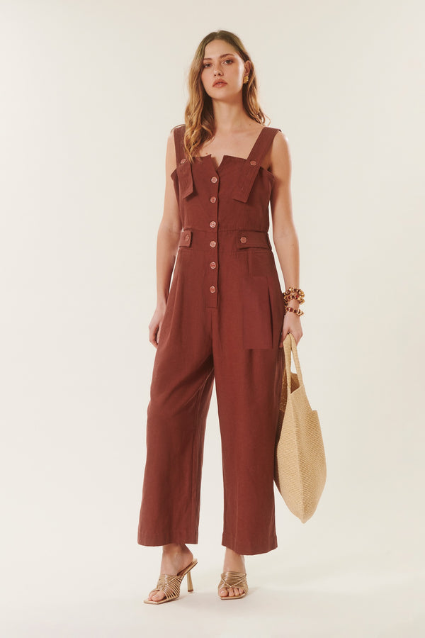 Teresa | Button-up Jumpsuit