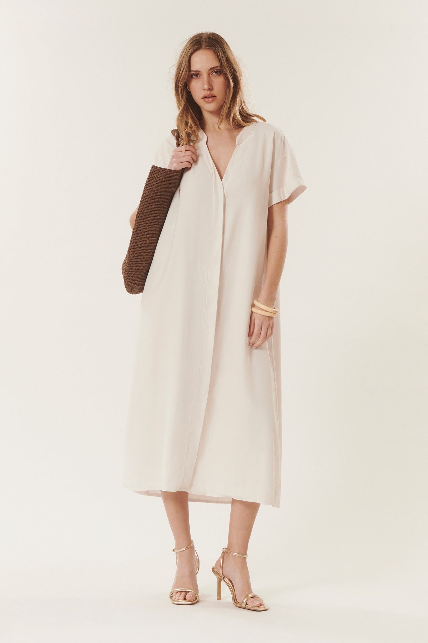 Terry | Flowing midi dress