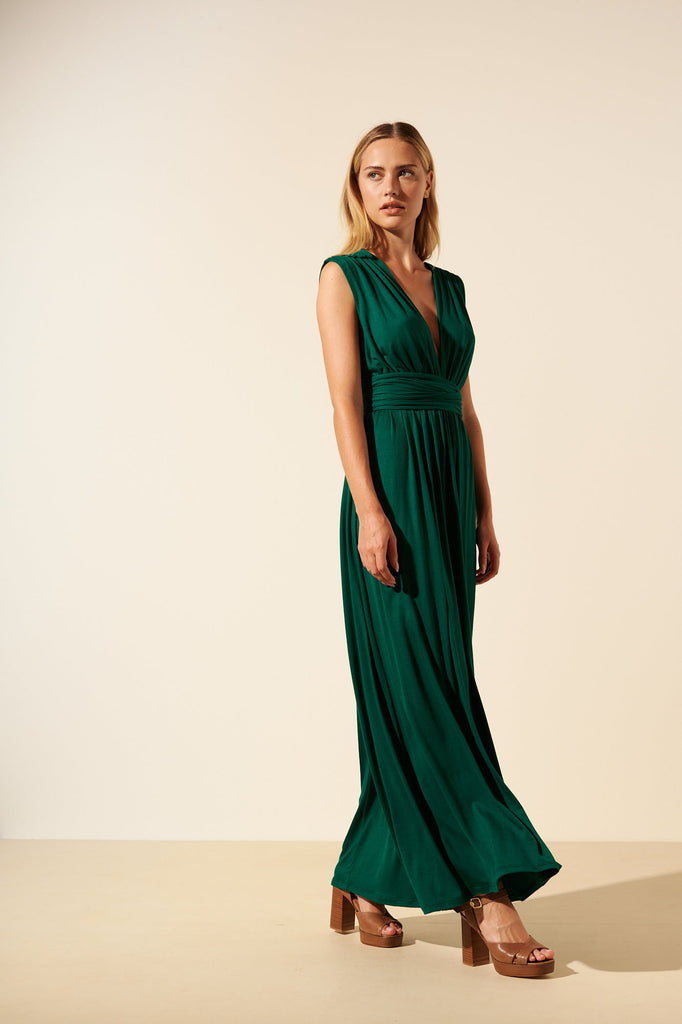 Winona | Fluid halter dress