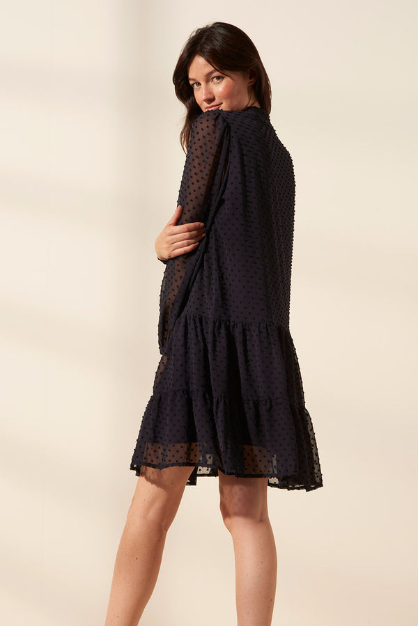 Ava | Short polka dot dress